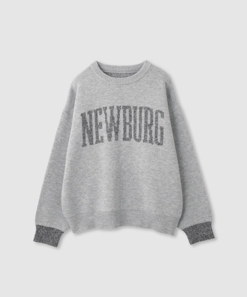 [さらに50%OFF]nAvy  ロゴジャガードワイドニット レディース商品画像-33