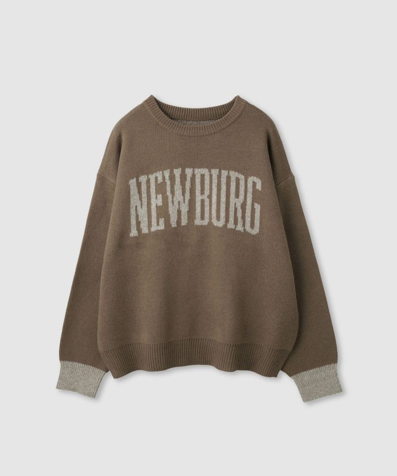 [さらに50%OFF]nAvy  ロゴジャガードワイドニット レディース商品画像-35