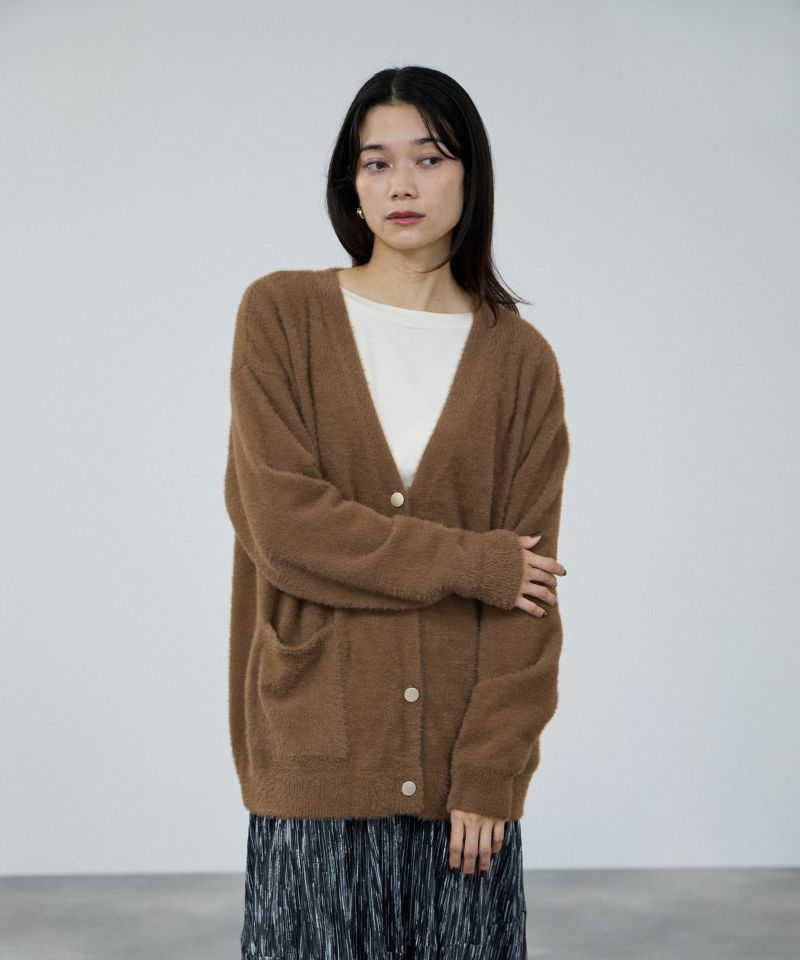 milli de l'air フェザーヤーンカーディガン レディース商品画像-4