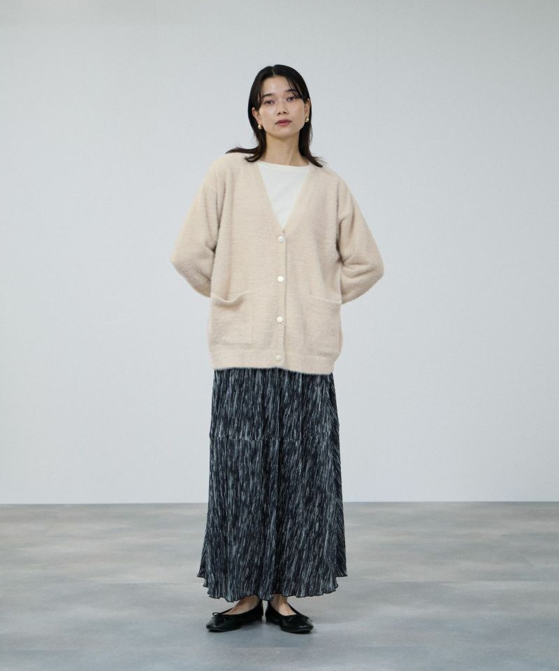 milli de l'air フェザーヤーンカーディガン レディース商品画像-6