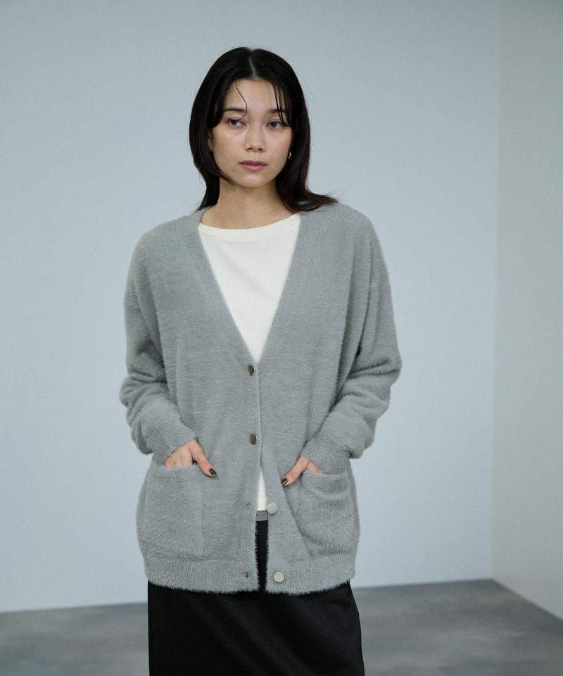 milli de l'air フェザーヤーンカーディガン レディース商品画像-8