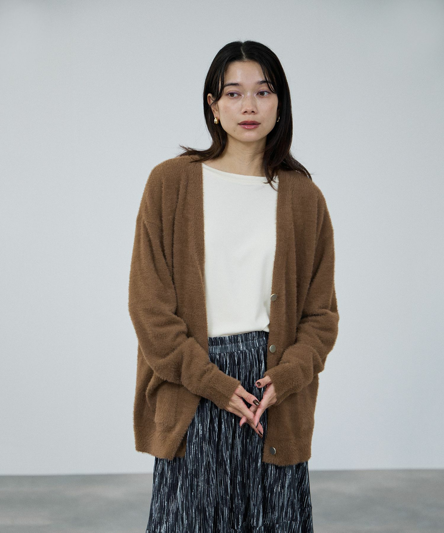 milli de l'air フェザーヤーンカーディガン レディース商品画像-16