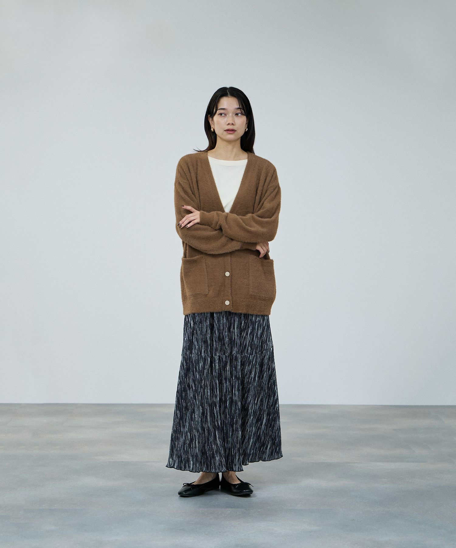 [さらに50%OFF]milli de l'air フェザーヤーンカーディガン レディース商品画像-21