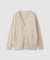 milli de l'air フェザーヤーンカーディガン レディース