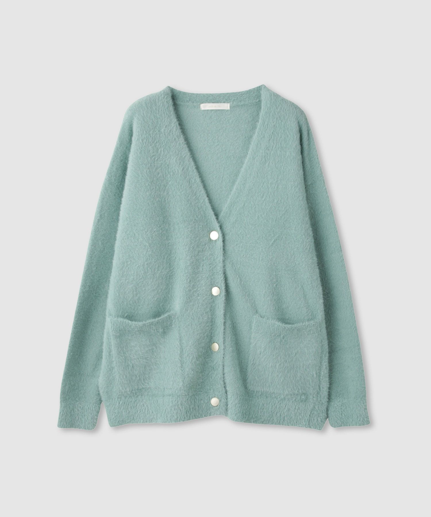 milli de l'air フェザーヤーンカーディガン レディース