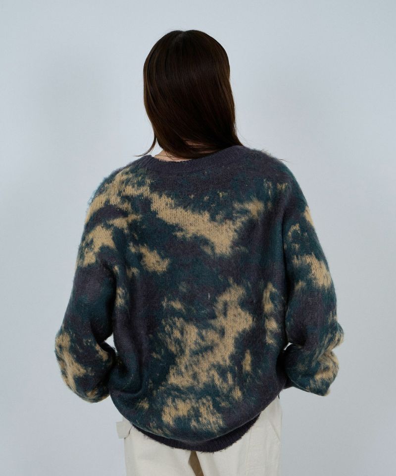 nAvy  モヘアタッチマーブルカーディガン レディース商品画像-6