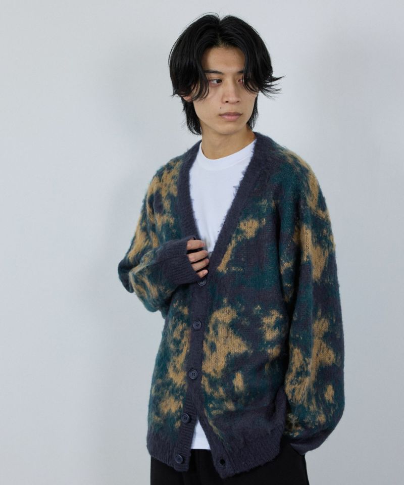 メゾンマーブル　メルティーモヘアカーディガン　ブルーグレー 在庫調整】Melty Mohair Cardigan – MAISON MARBLE