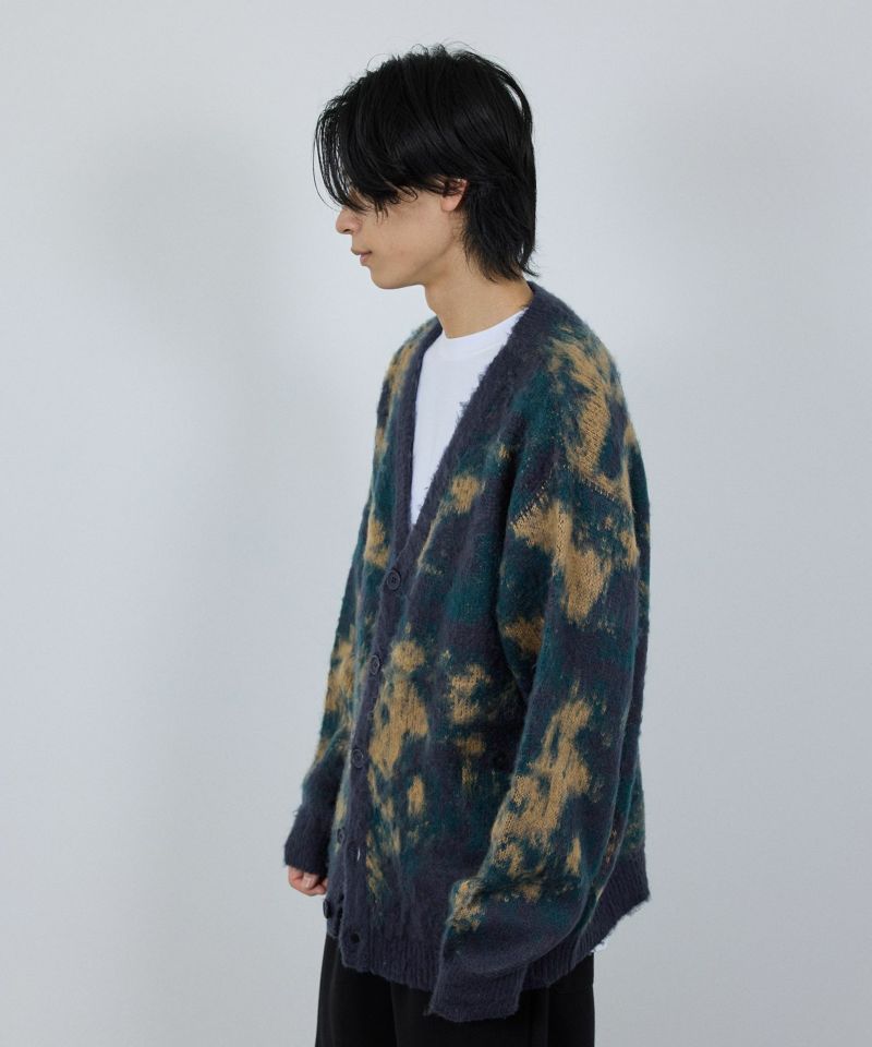 nAvy  モヘアタッチマーブルカーディガン レディース商品画像-11