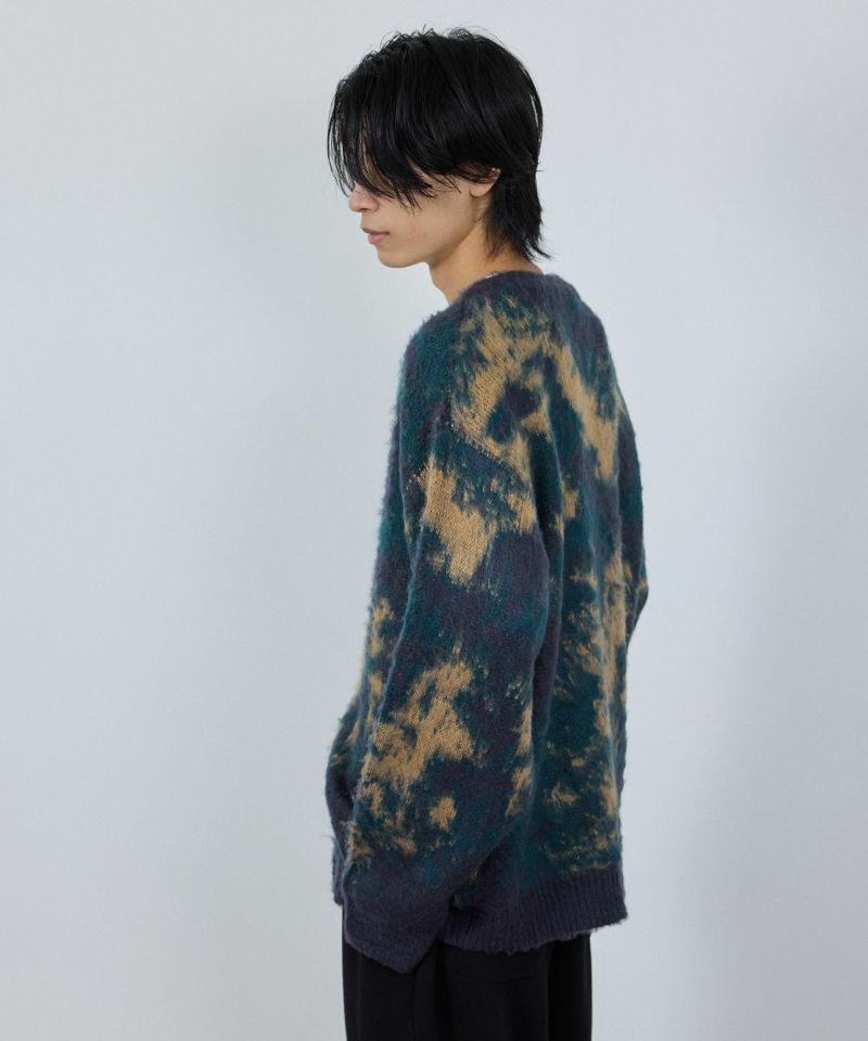 nAvy  モヘアタッチマーブルカーディガン レディース商品画像-14