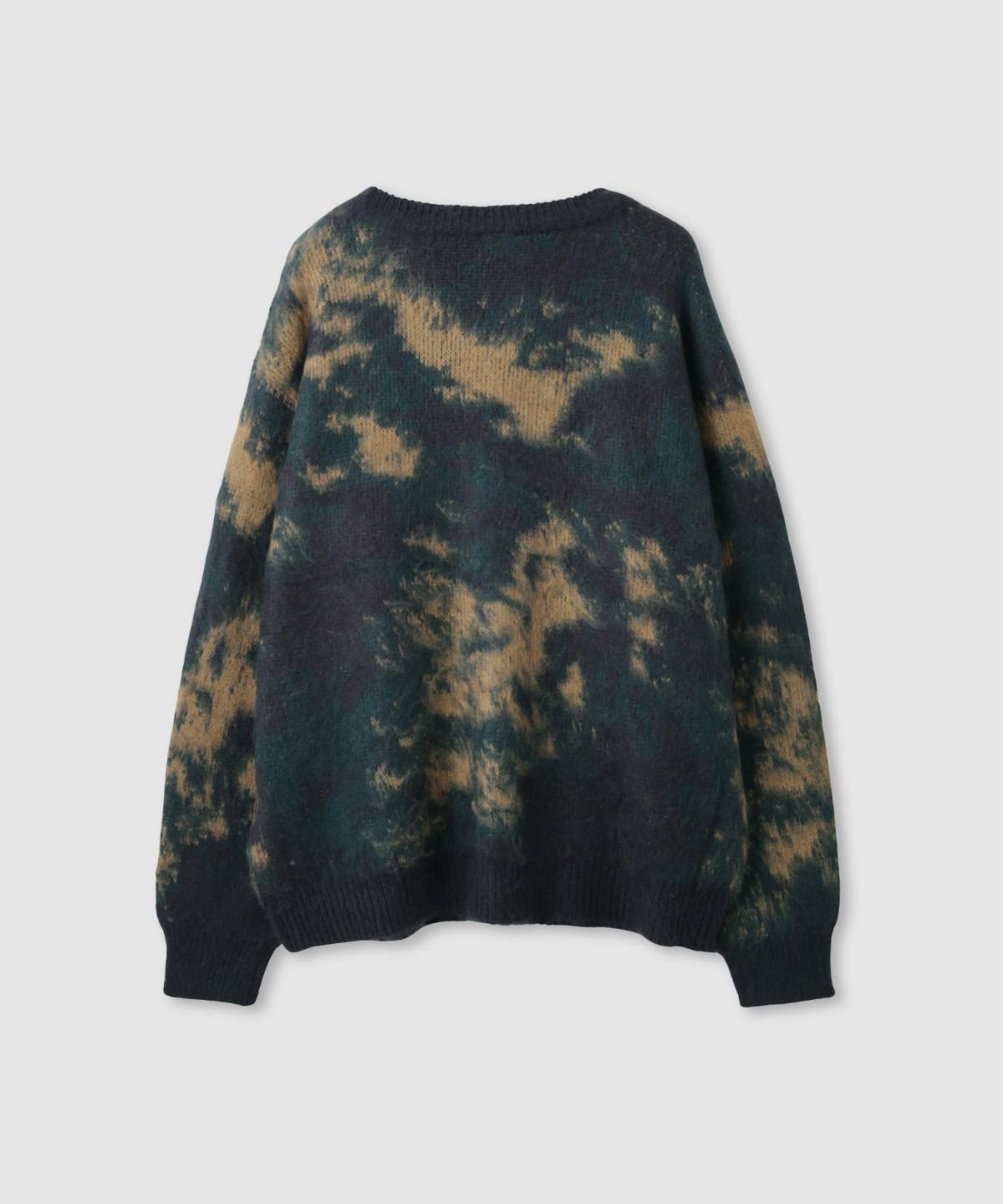 nAvy モヘアタッチマーブルカーディガン レディース