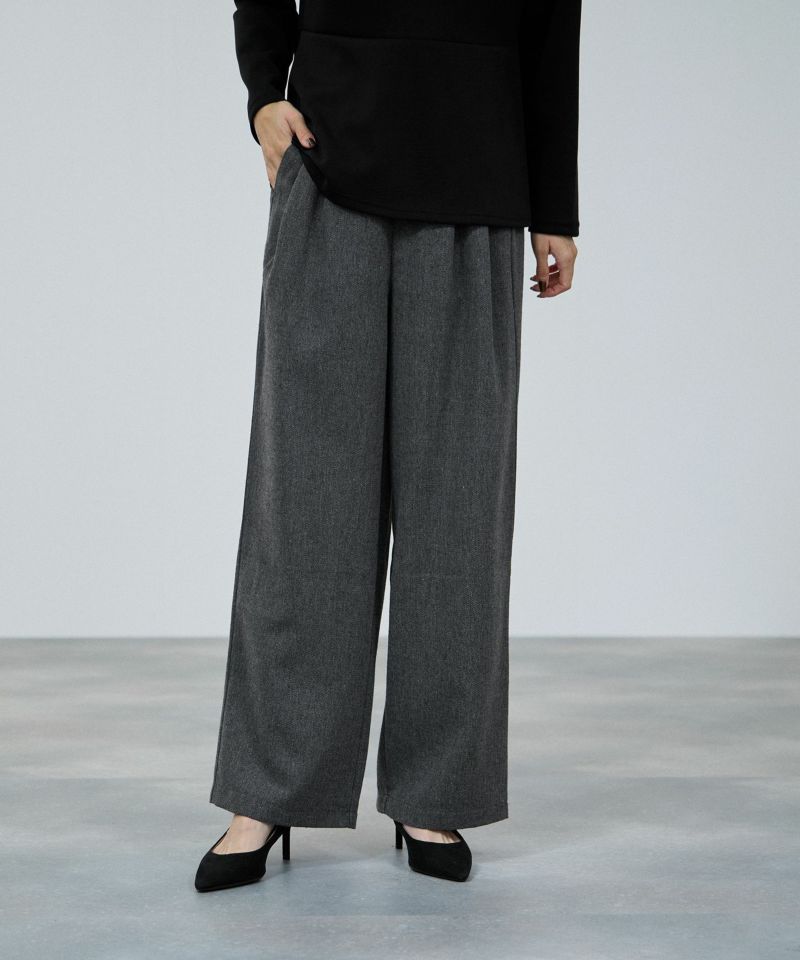 milli de l'air  オーセンティックツイードタックパンツ レディース商品画像-3
