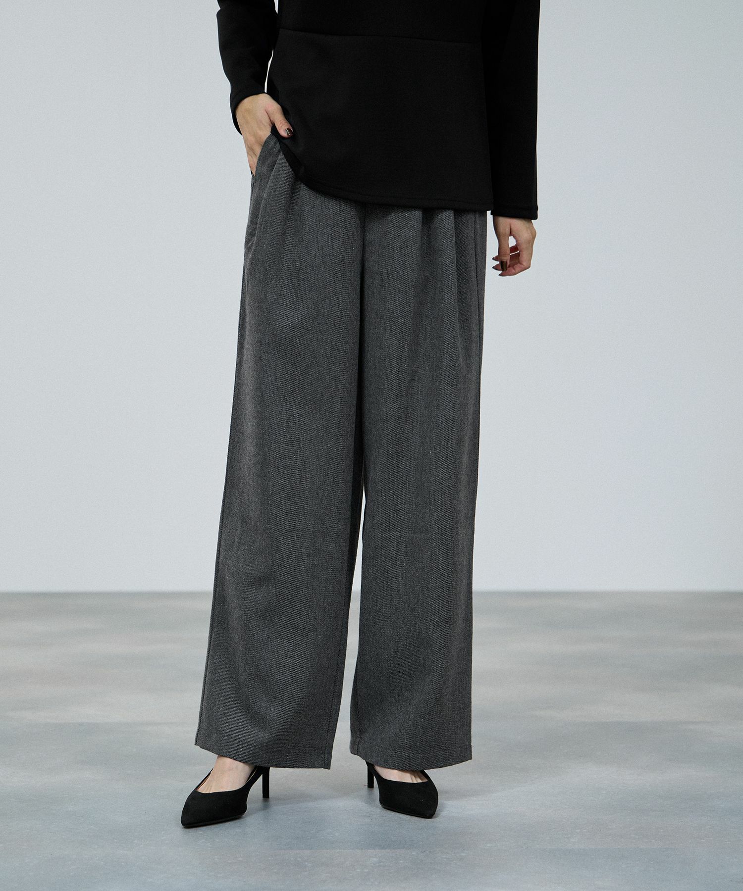 milli de l'air  オーセンティックツイードタックパンツ レディース商品サムネイル-3