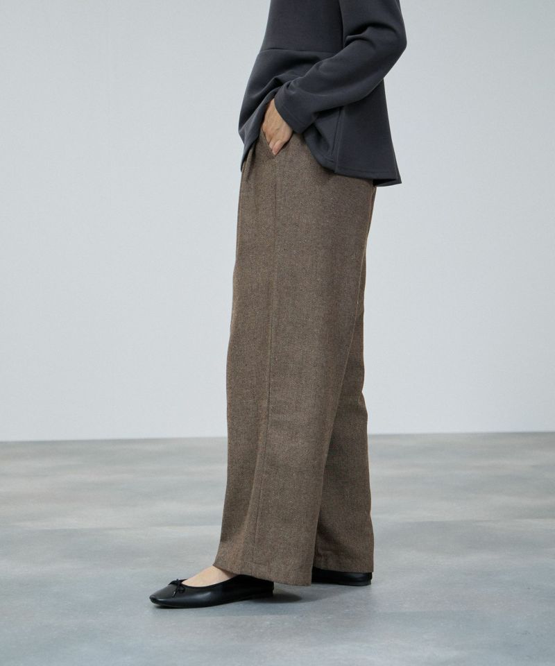 milli de l'air  オーセンティックツイードタックパンツ レディース商品画像-10