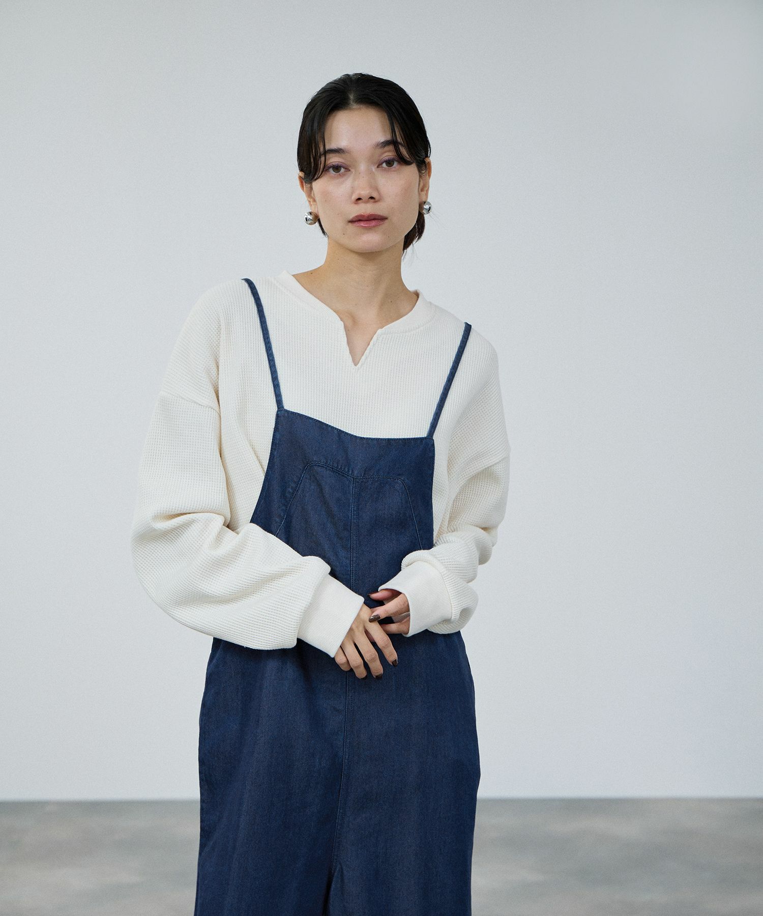 milli de l'air  デニムオールインワン レディース商品画像-3