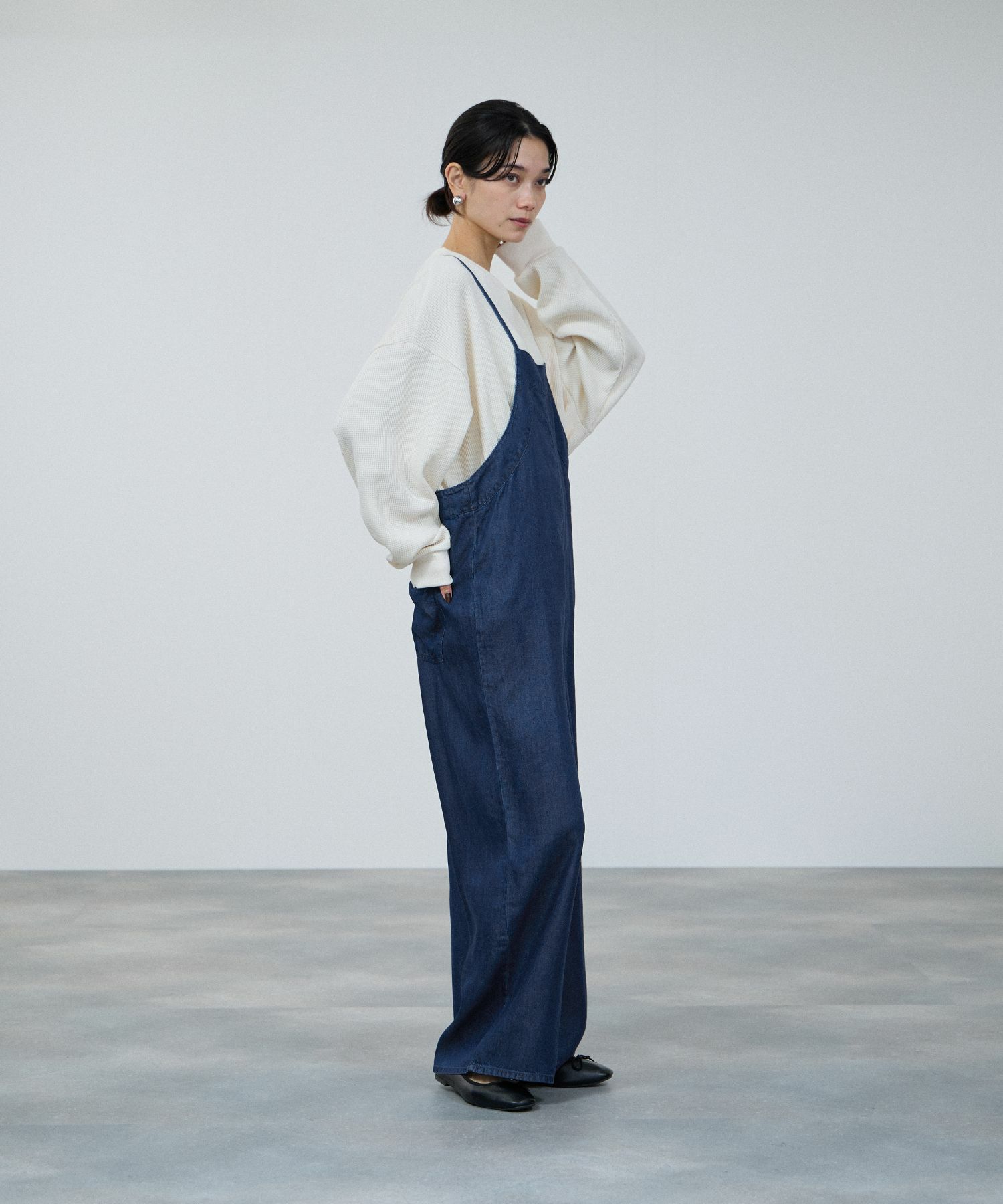 milli de l'air デニムオールインワン レディース商品画像-6