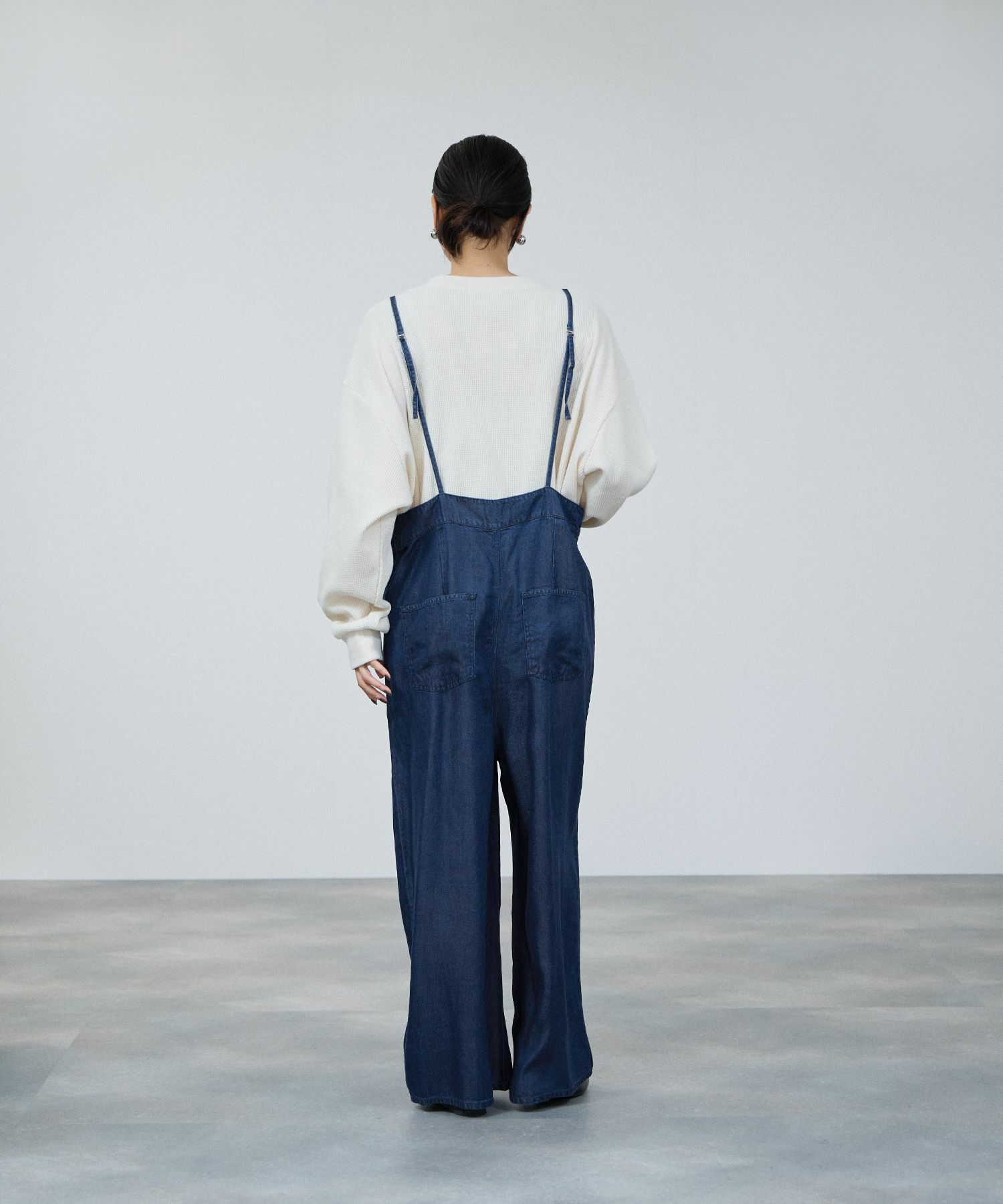 milli de l'air デニムオールインワン レディース商品サムネイル-7