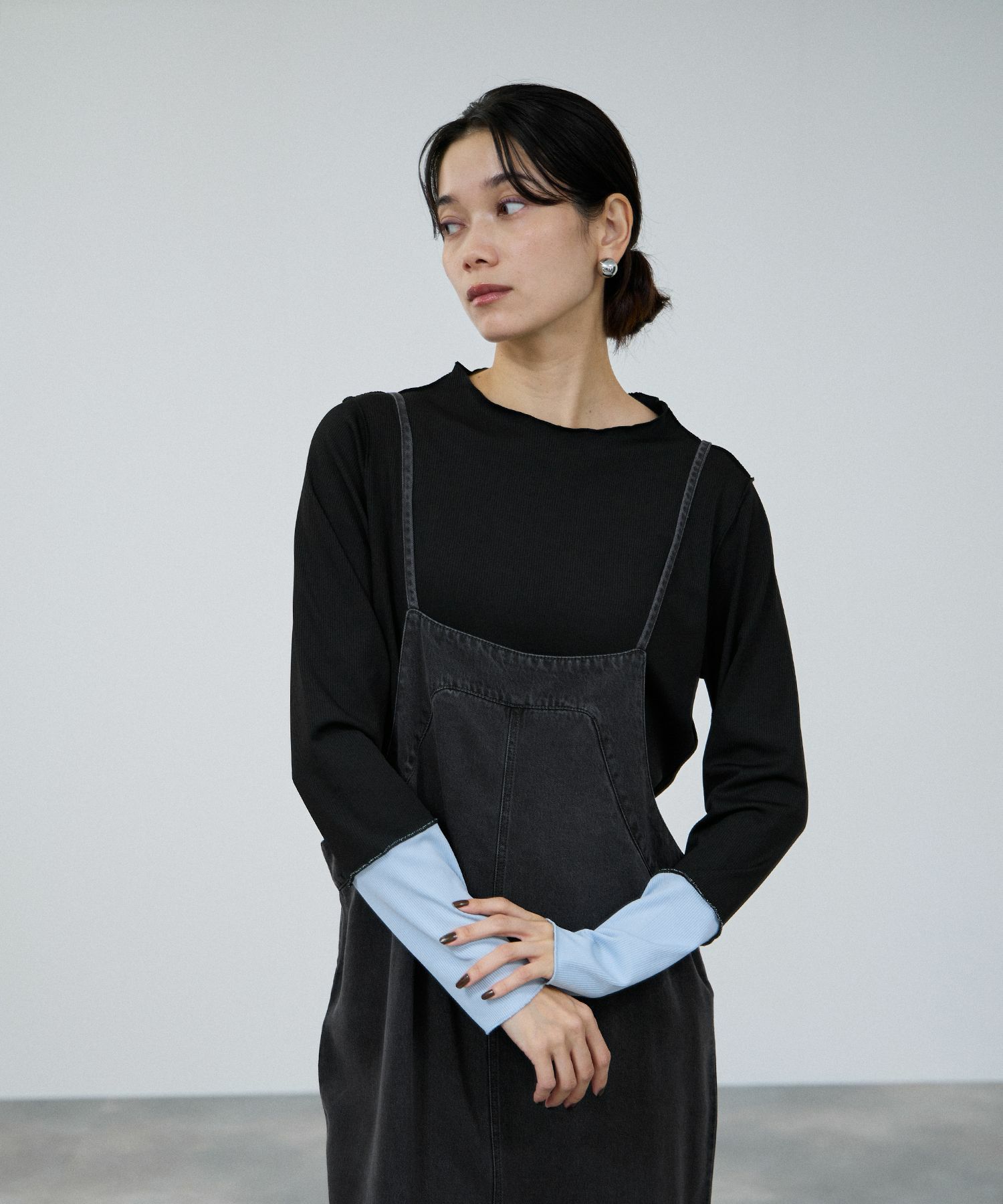 milli de l'air デニムオールインワン レディース商品サムネイル-11