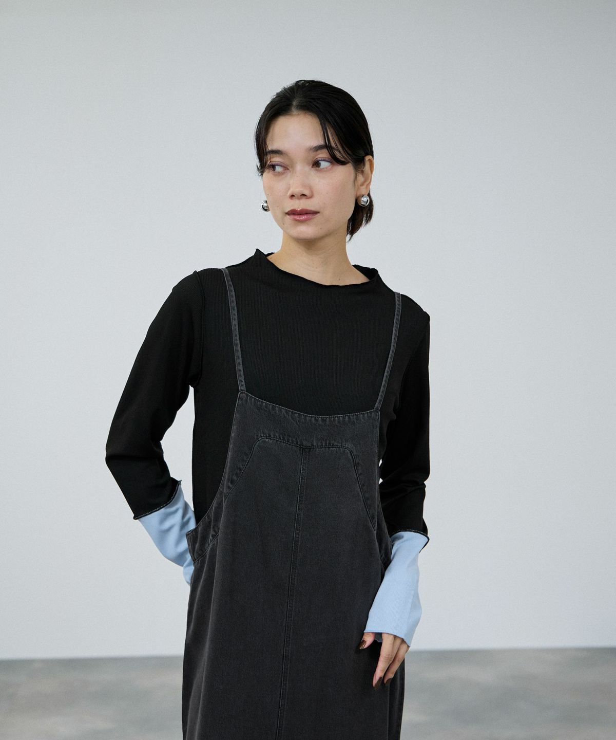 milli de l'air デニムオールインワン レディース