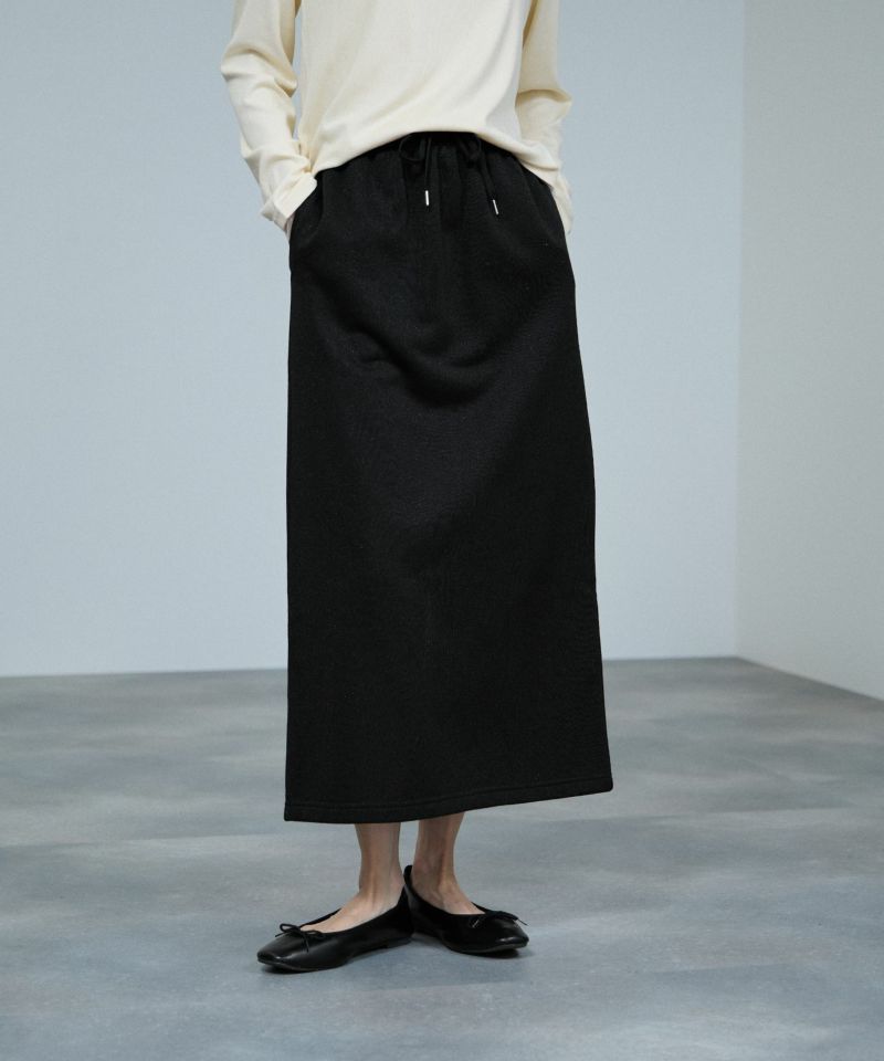 milli de l'air  ラメ裏毛Iラインスカート レディース商品画像-2