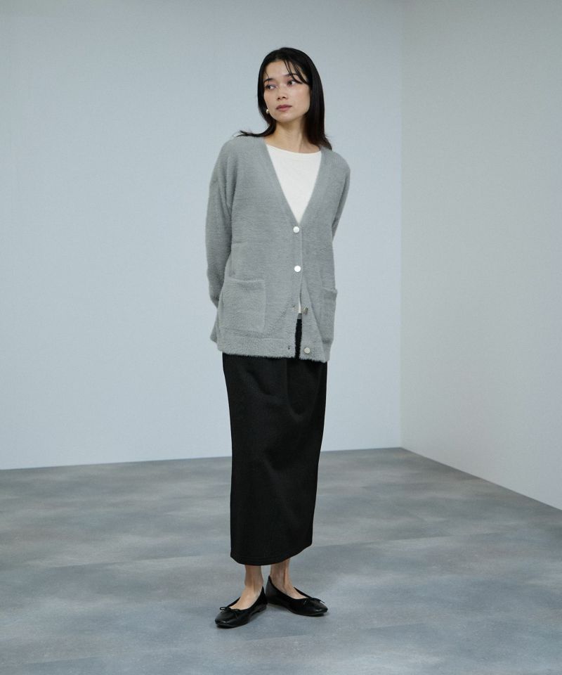 milli de l'air  ラメ裏毛Iラインスカート レディース商品画像-9