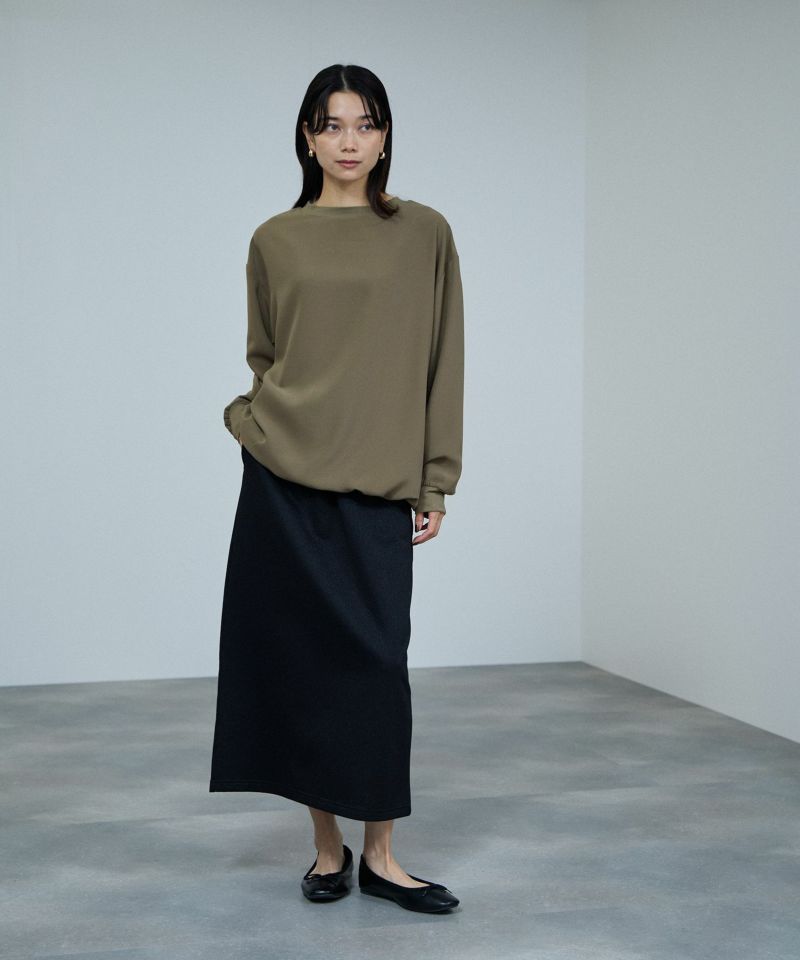 milli de l'air  ラメ裏毛Iラインスカート レディース商品画像-11