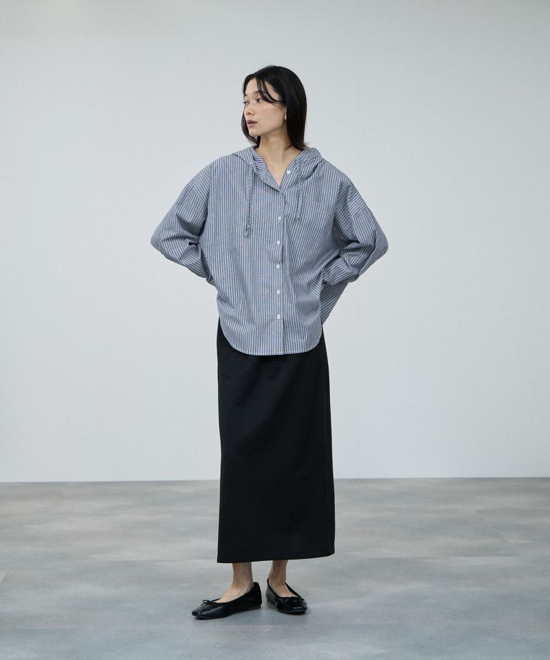 milli de l'air  ラメ裏毛Iラインスカート レディース商品画像-12