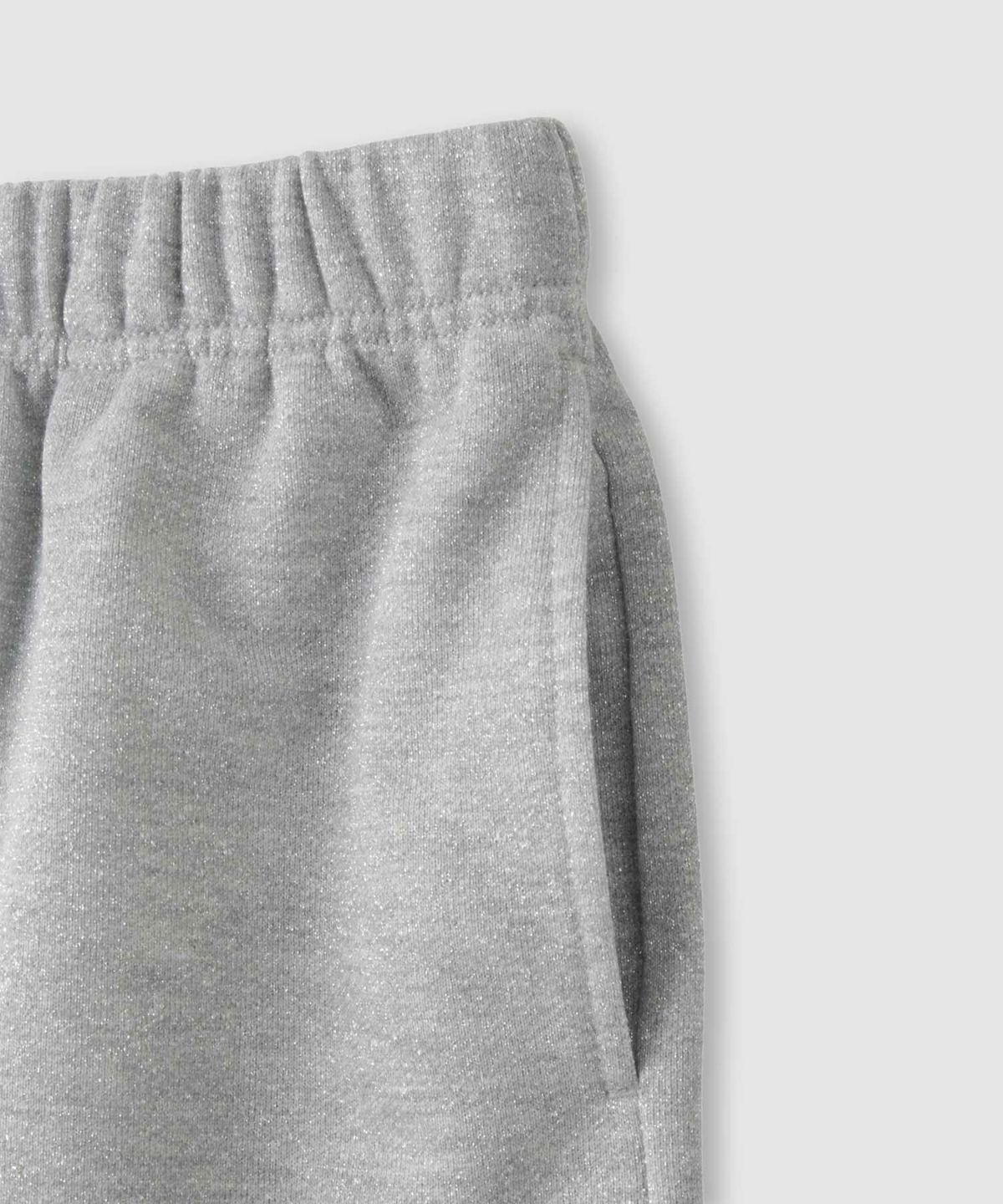 milli de l'air ラメ裏毛Iラインスカート レディース