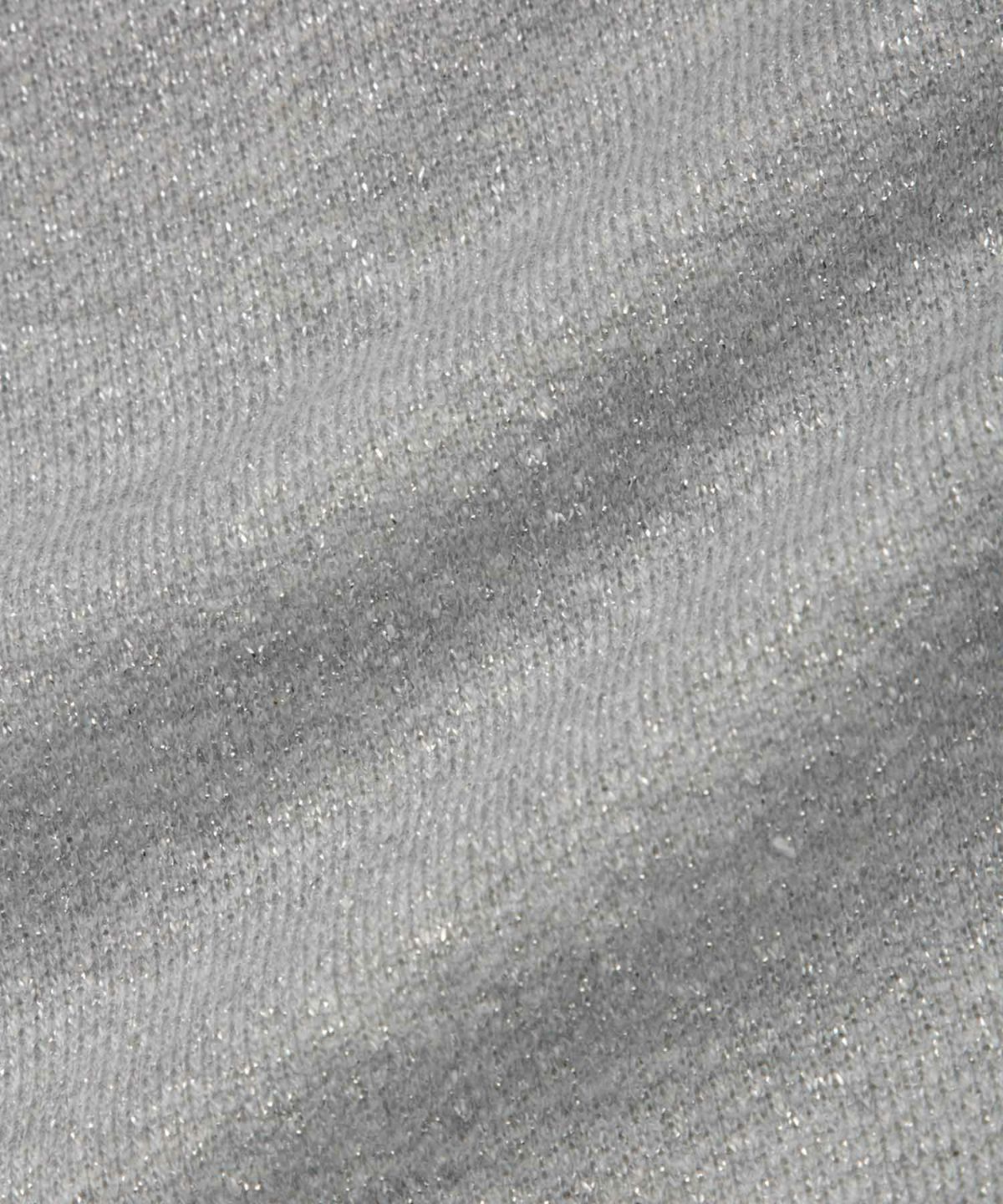 milli de l'air ラメ裏毛Iラインスカート レディース