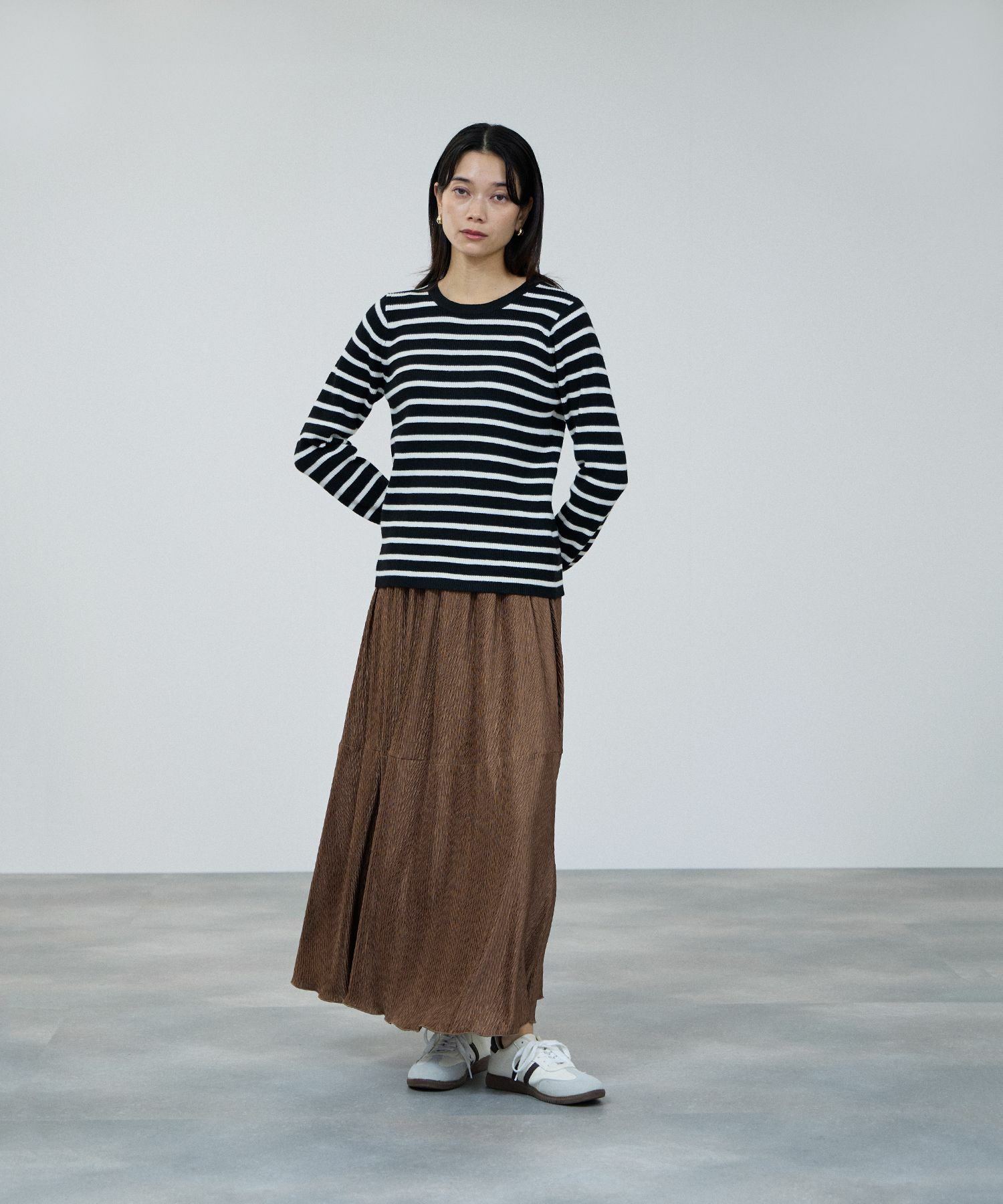 milli de l'air  イレギュラープリーツスカート レディース商品画像-8