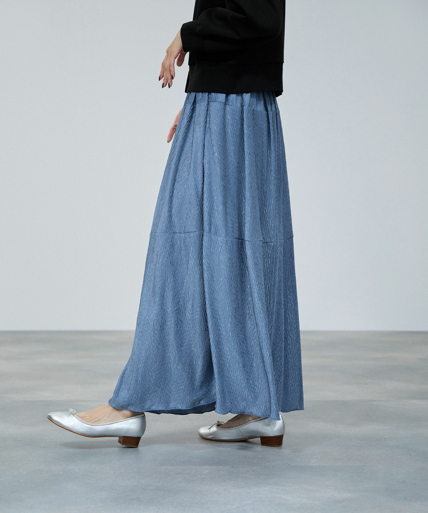 milli de l'air  イレギュラープリーツスカート レディース商品画像-9