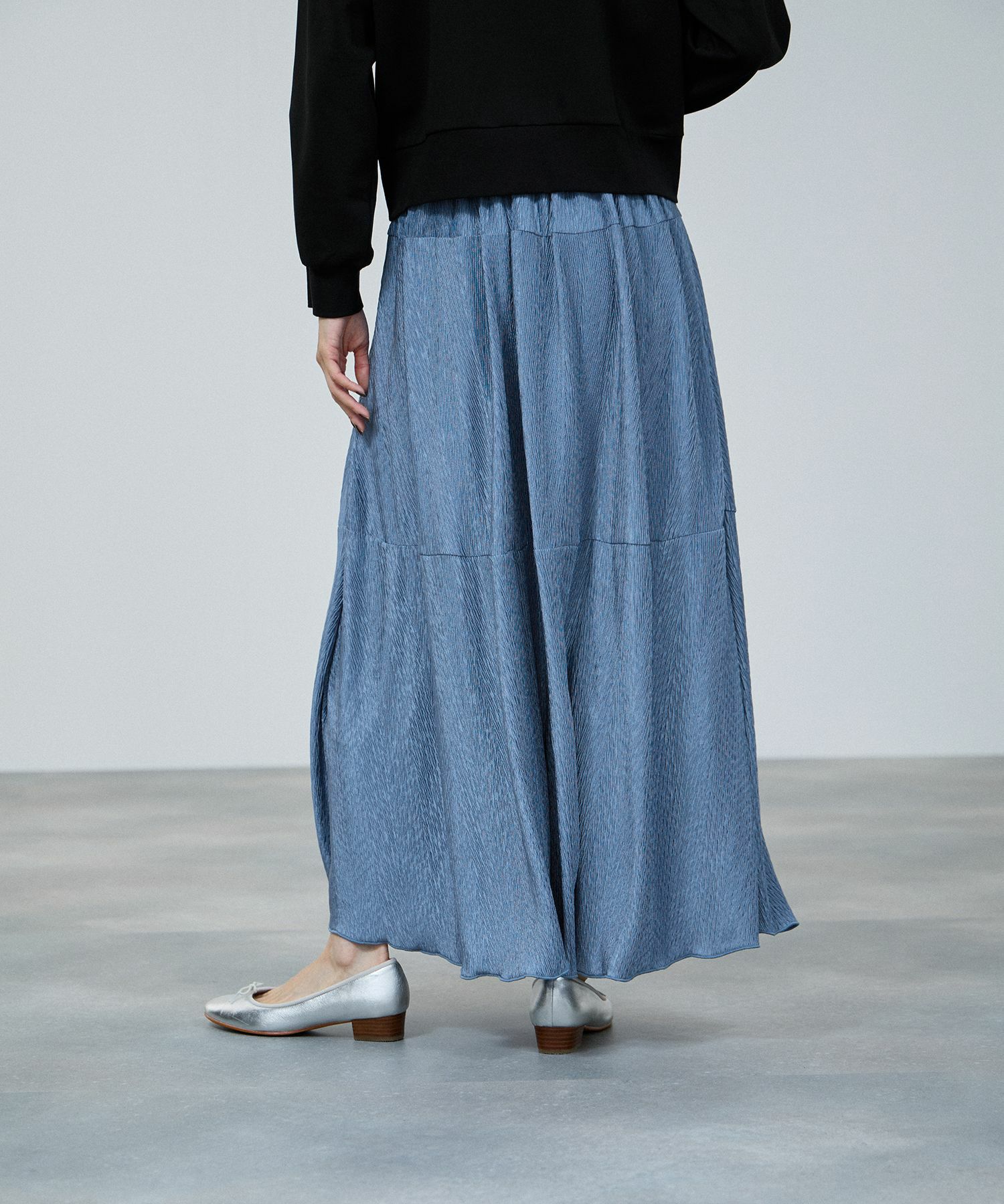 milli de l'air  イレギュラープリーツスカート レディース商品画像-10