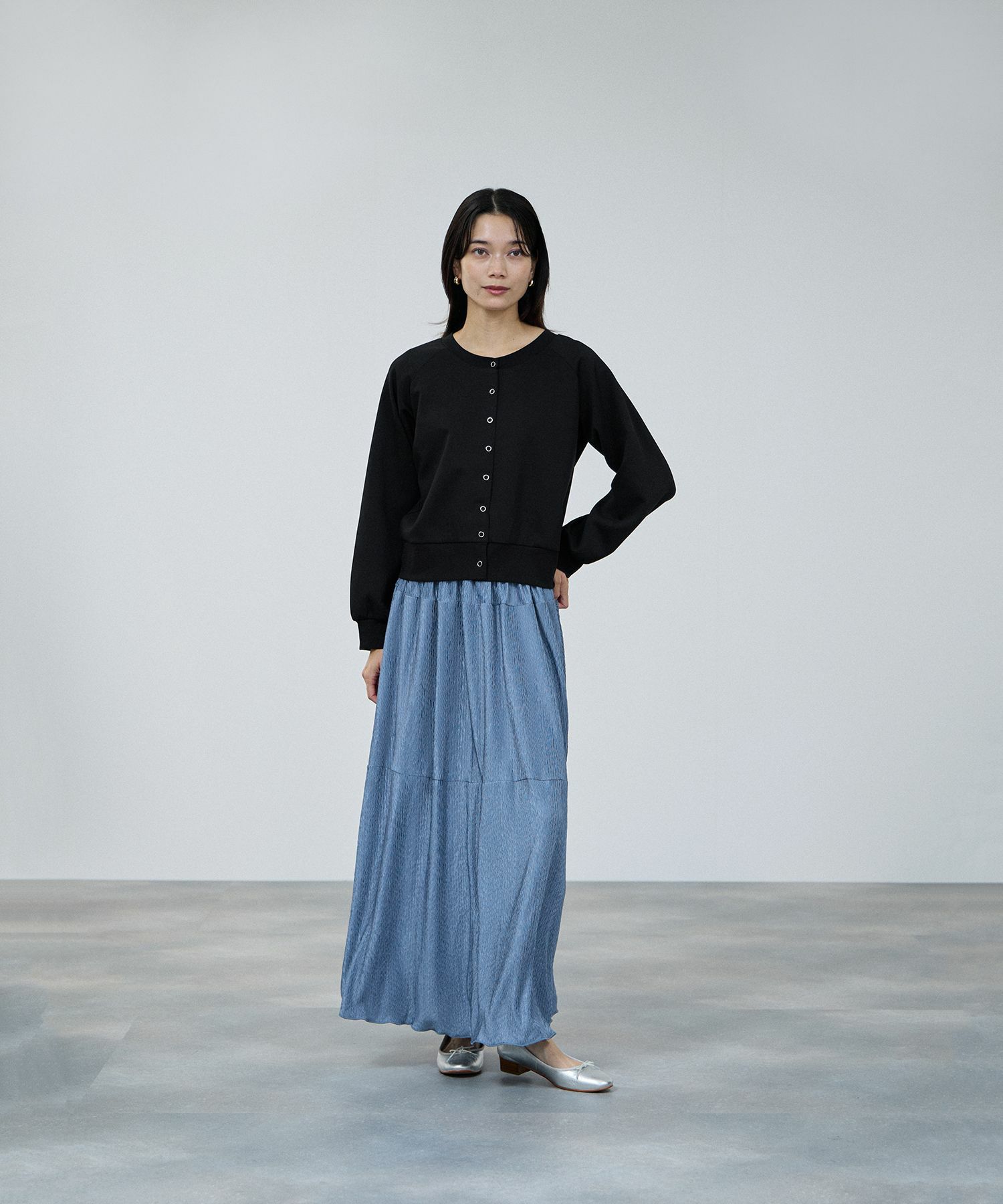 milli de l'air  イレギュラープリーツスカート レディース商品画像-12