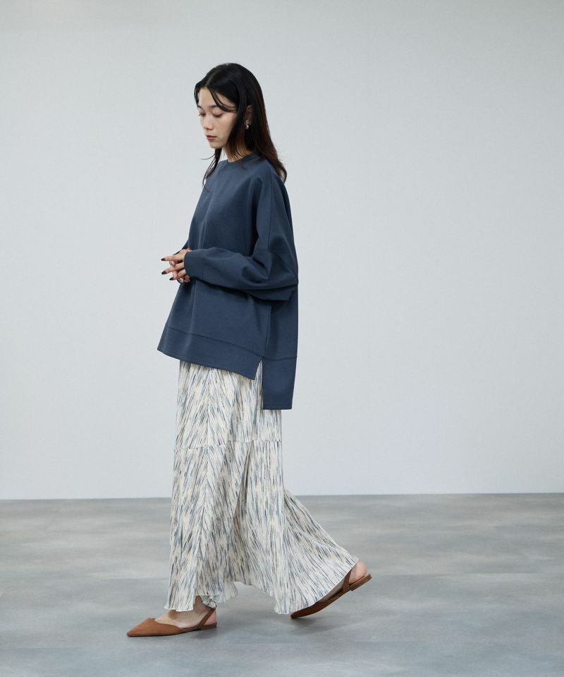 milli de l'air  ニュアンス柄プリーツフレアスカート レディース商品画像-10