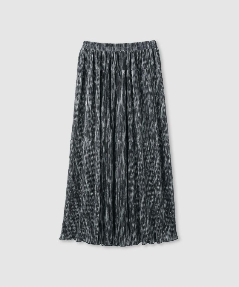 [値下げ]milli de l'air  ニュアンス柄プリーツフレアスカート レディース商品画像-11