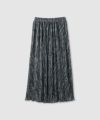 milli de l'air ニュアンス柄プリーツフレアスカート レディース