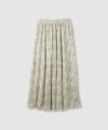 milli de l'air ニュアンス柄プリーツフレアスカート レディース