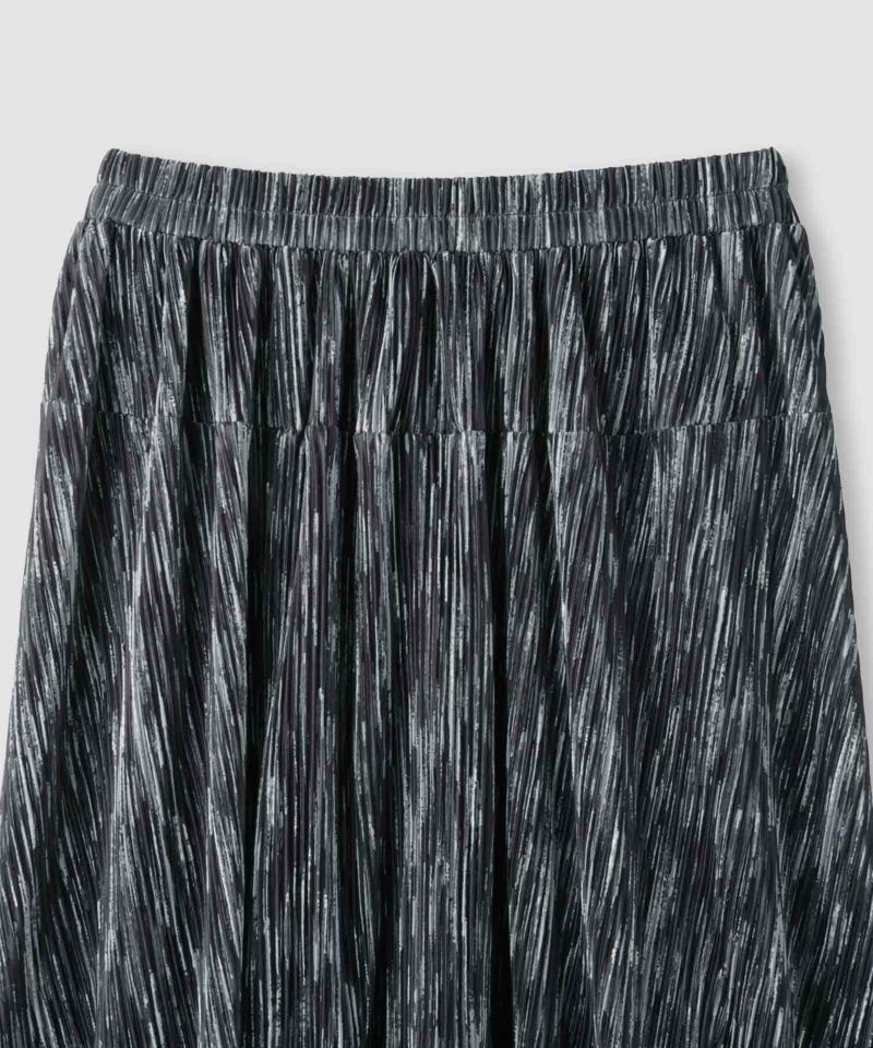 [値下げ]milli de l'air  ニュアンス柄プリーツフレアスカート レディース商品画像-14