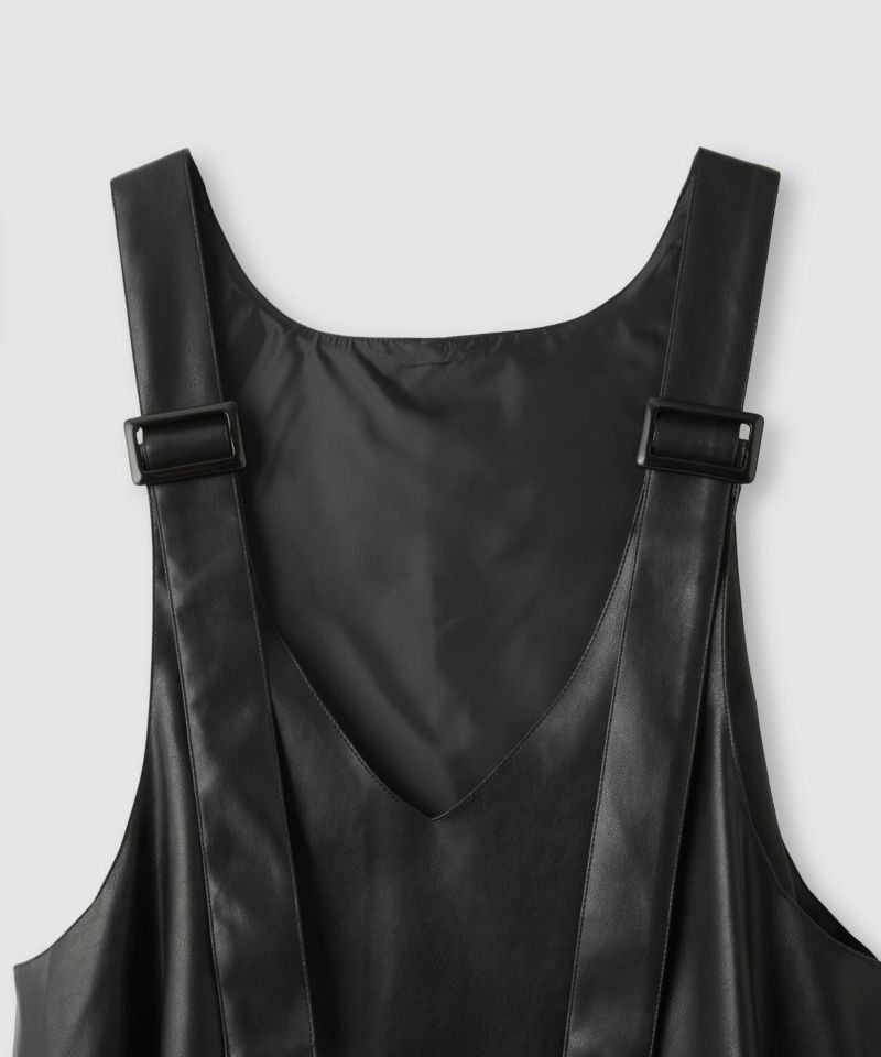 milli de l'air ソフト合皮ジャンパースカート レディース商品画像-16