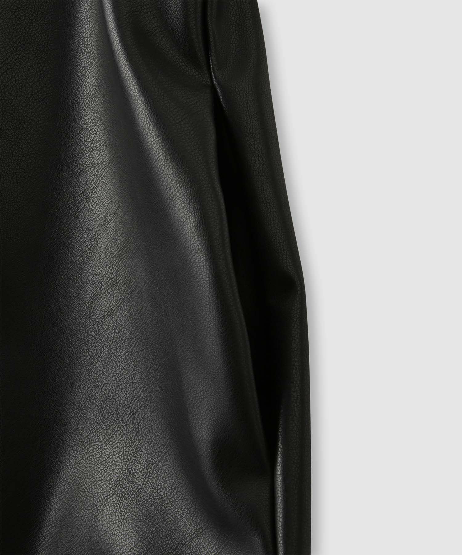 milli de l'air ソフト合皮ジャンパースカート レディース