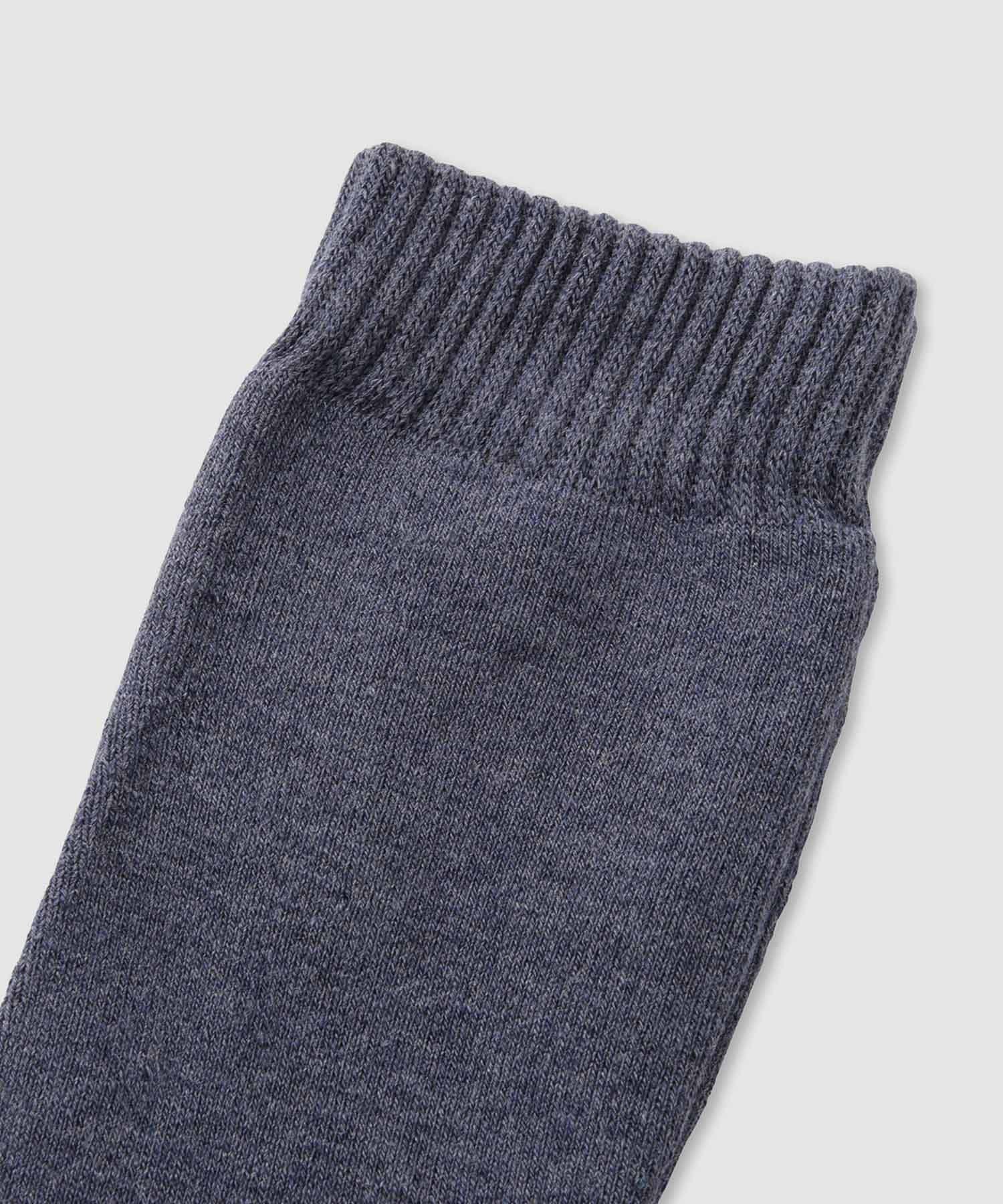 nAvy MAC HEAT クルーソックス 無地ミックス 2足組 レディース