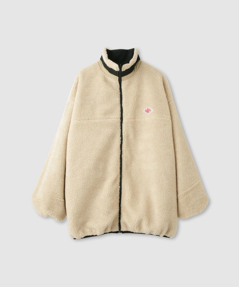 NAVY  裏ボアリバーシブルブルゾン レディース商品画像-11