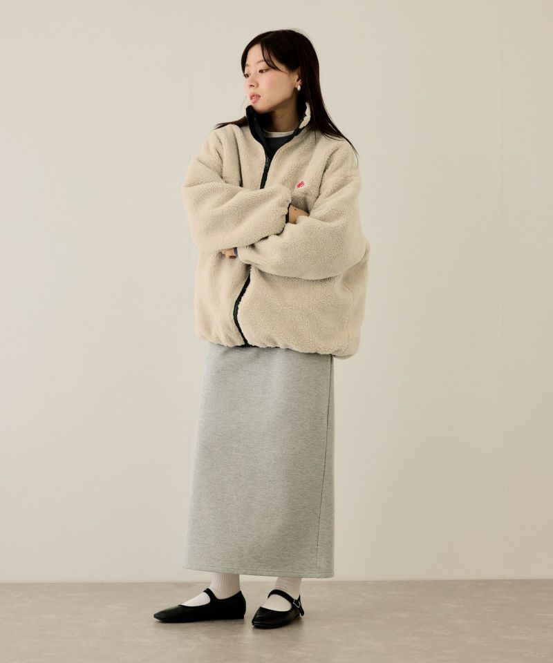 [最終さらに50%OFF]NAVY  裏ボアリバーシブルブルゾン レディース商品画像-14