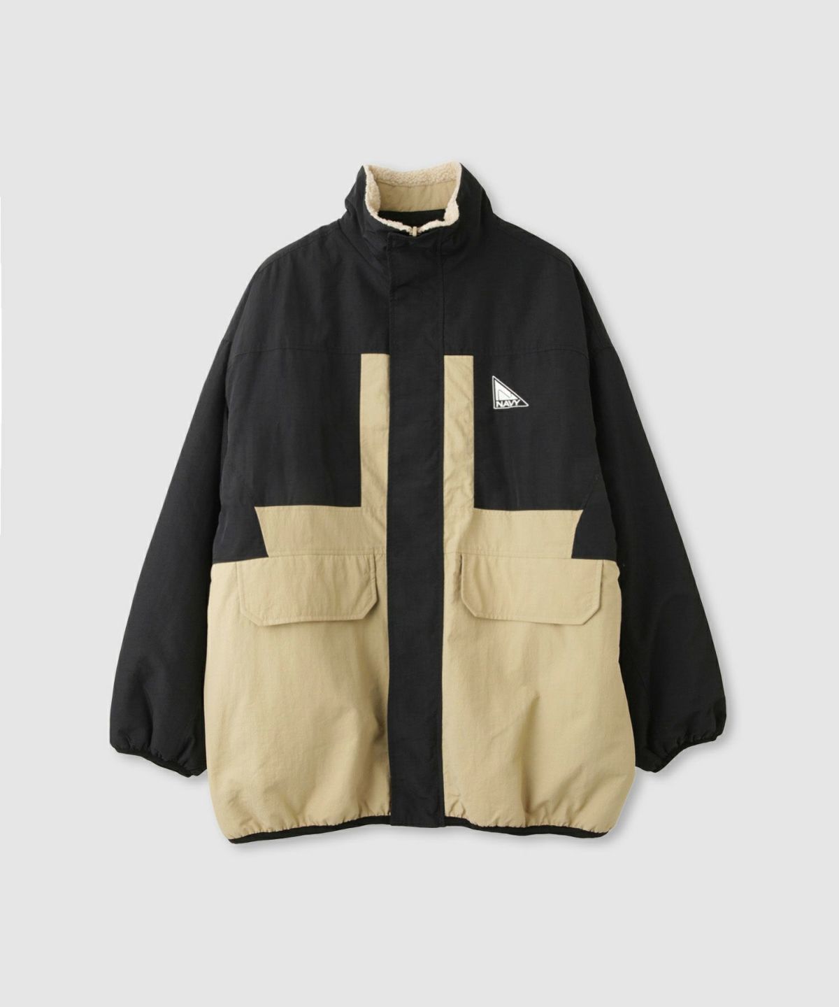 NAVY 裏ボアリバーシブルブルゾン レディース