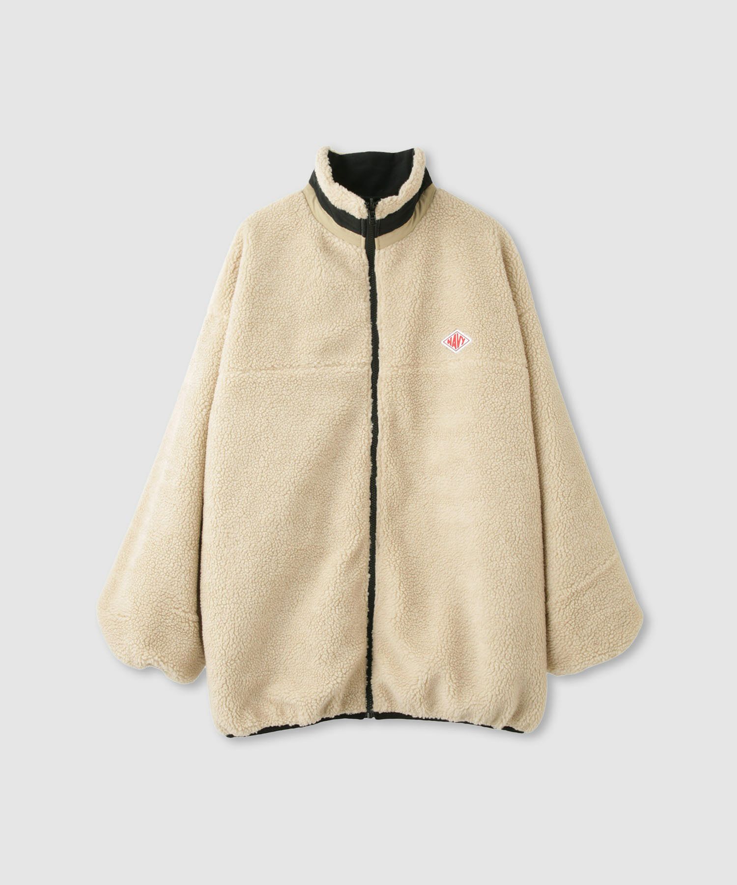 NAVY 裏ボアリバーシブルブルゾン レディース