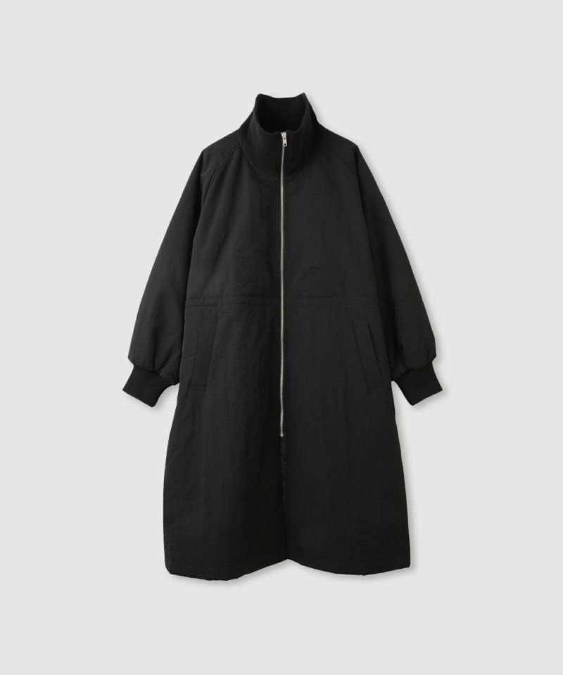 [値下げ]NAVY  中綿リブ襟コート レディース商品画像-2