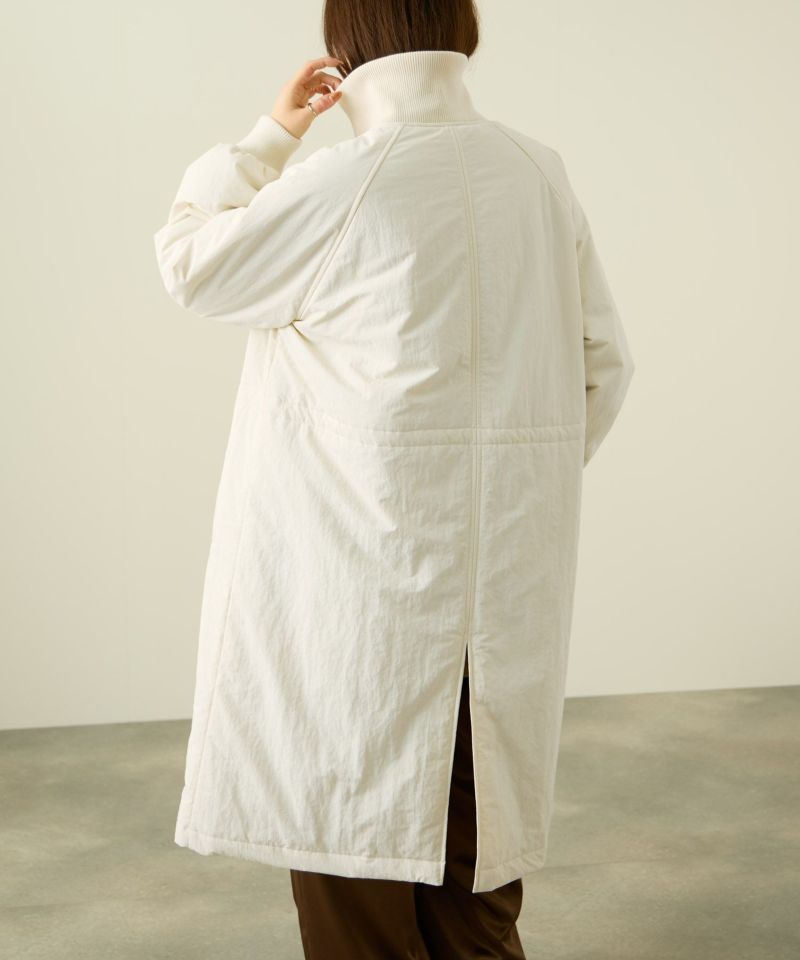 [値下げ]NAVY  中綿リブ襟コート レディース商品画像-5