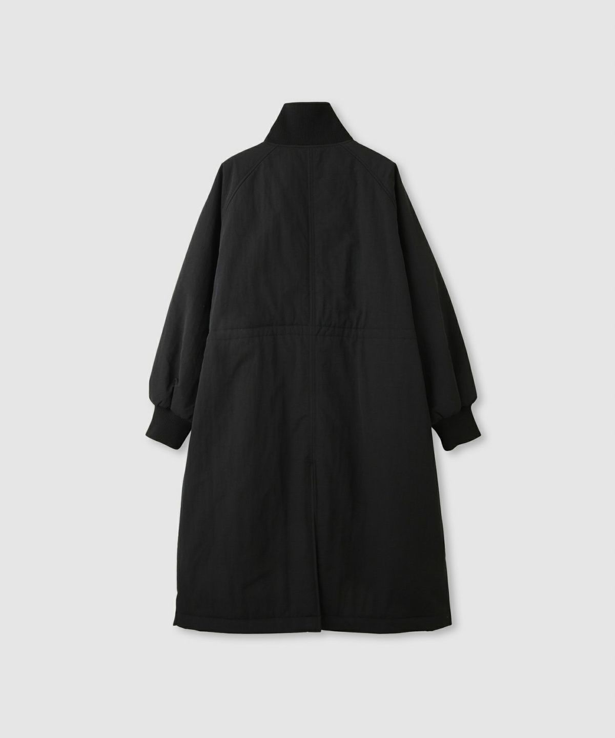 NAVY 中綿リブ襟コート レディース