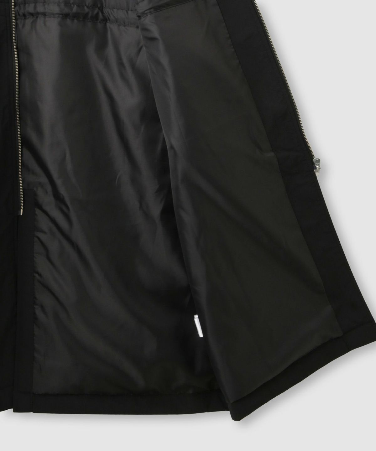 NAVY 中綿リブ襟コート レディース