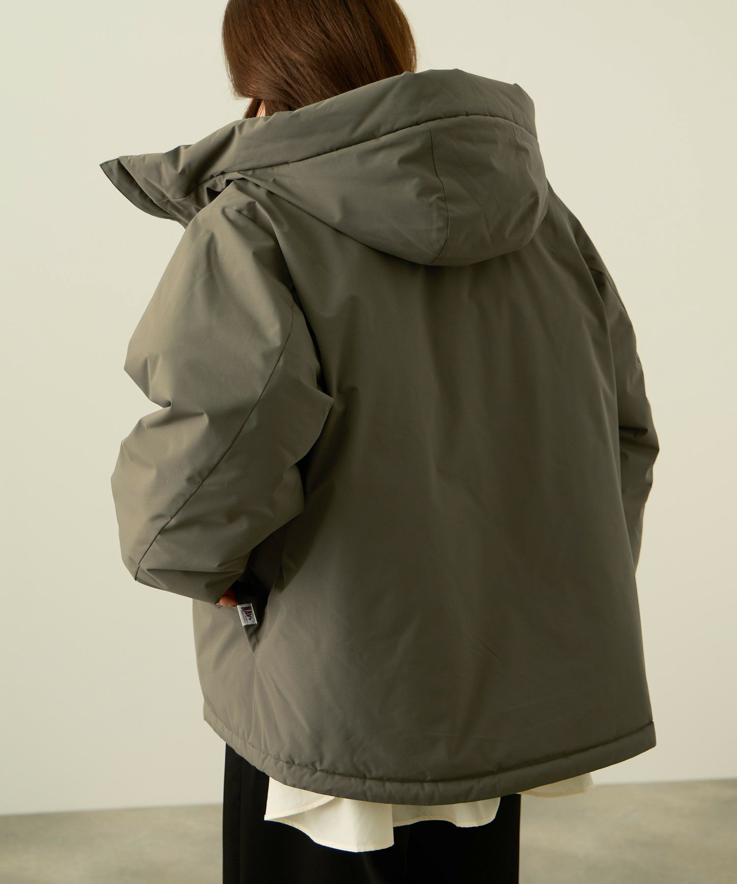 [最終さらに50%OFF]NAVY  中綿モンスターパーカーブルゾン レディース商品画像-17