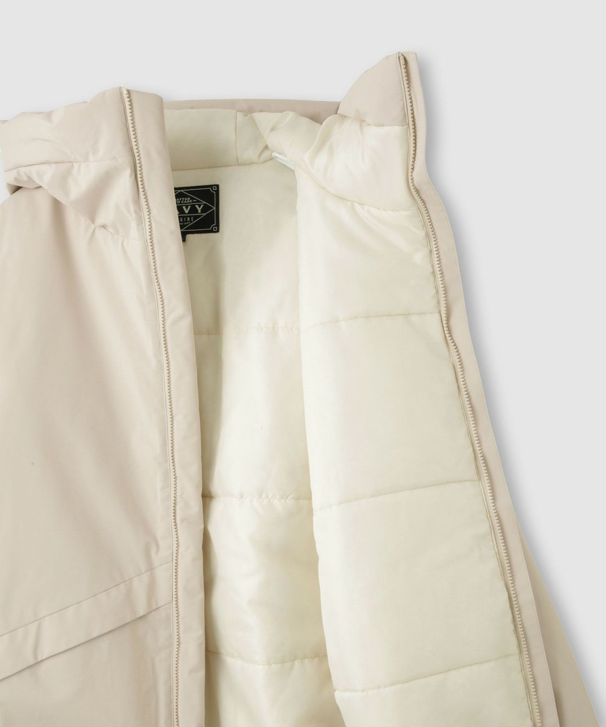 NAVY 中綿モンスターパーカーブルゾン レディース